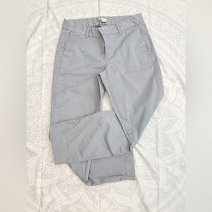 J Crew Stretch Grey Cotton Chino Women’s